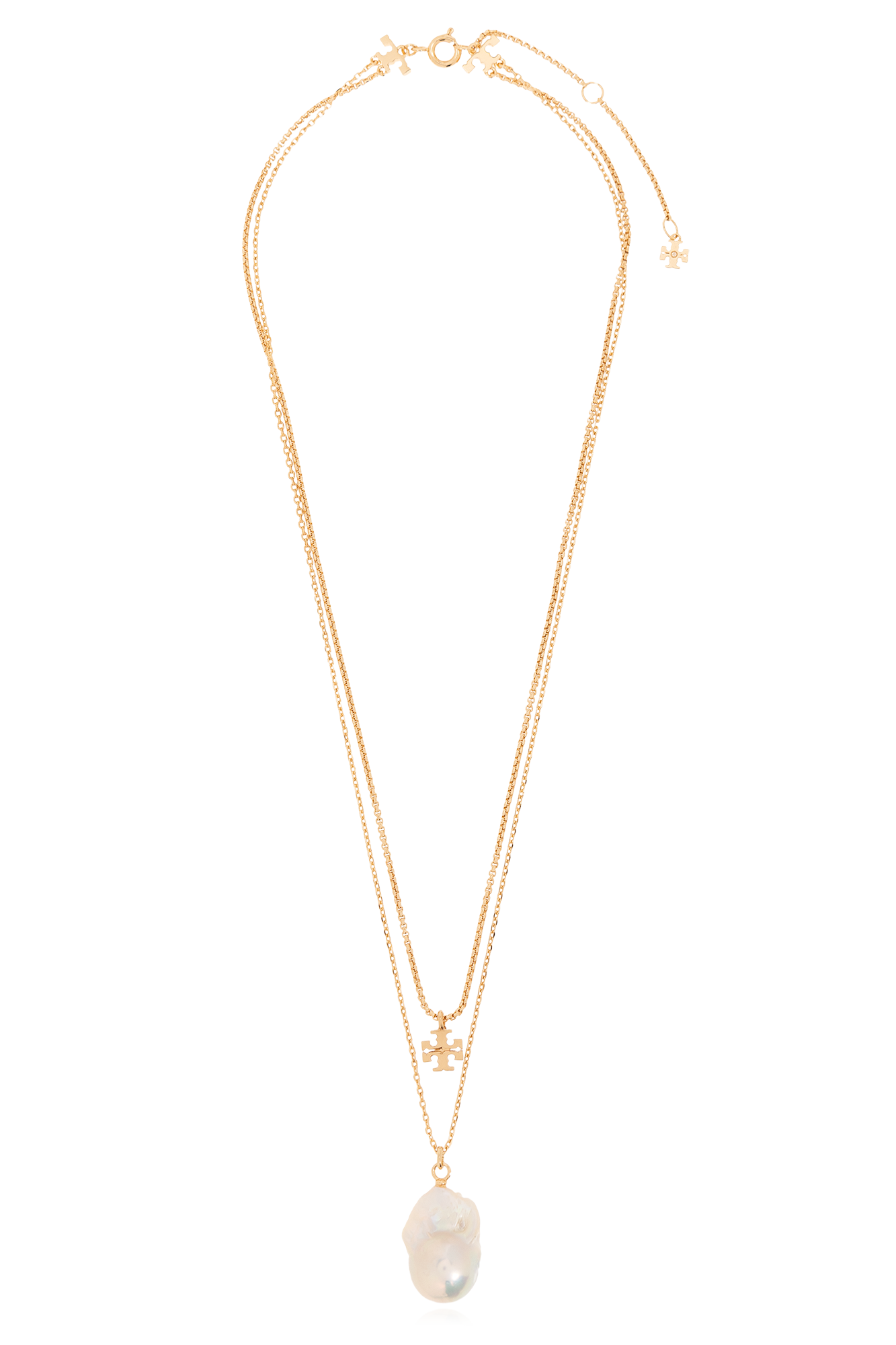 ヨウジヤマモト Y's BRASS 2 DOUBLE CHAIN CHOKER - アクセサリー